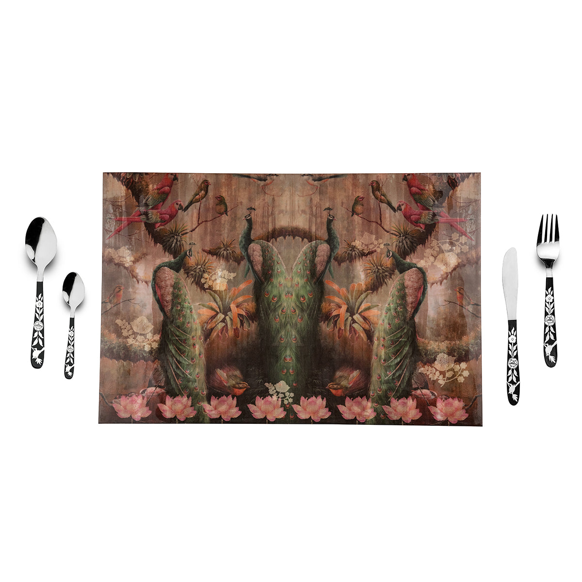 Peacock High Gloss Table Mats