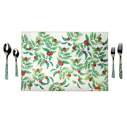 Savannah Berry Table Mats - Artychoke