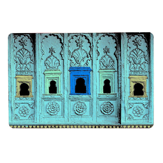 Jharoka Blue Table Mats - Artychoke