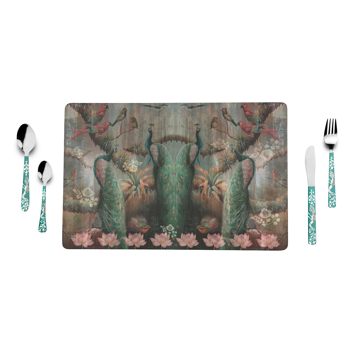 Peacock Table Mats