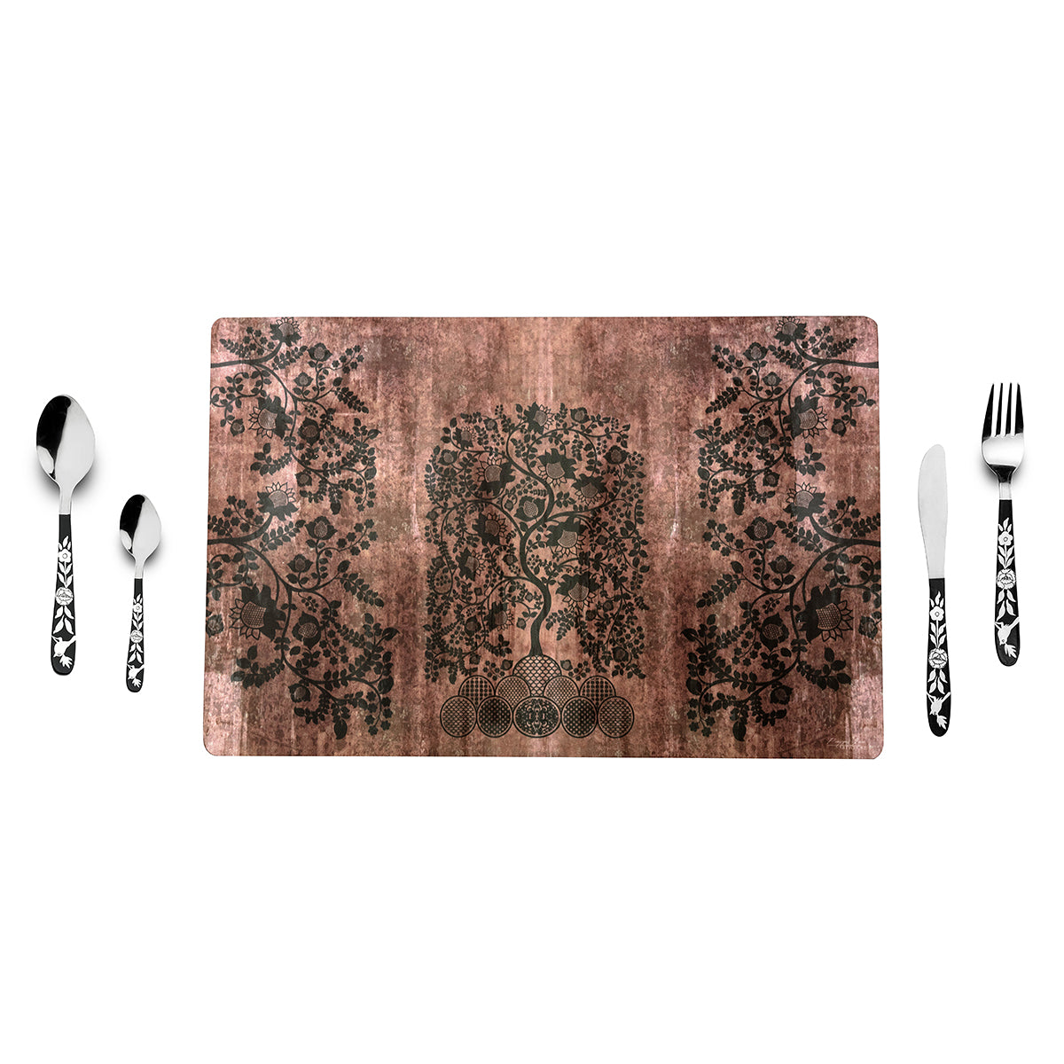 Tree of Life Wooden or Vegan Leather Table Mats - Artychoke