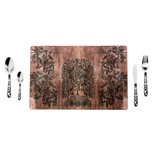 Tree of Life Wooden or Vegan Leather Table Mats - Artychoke
