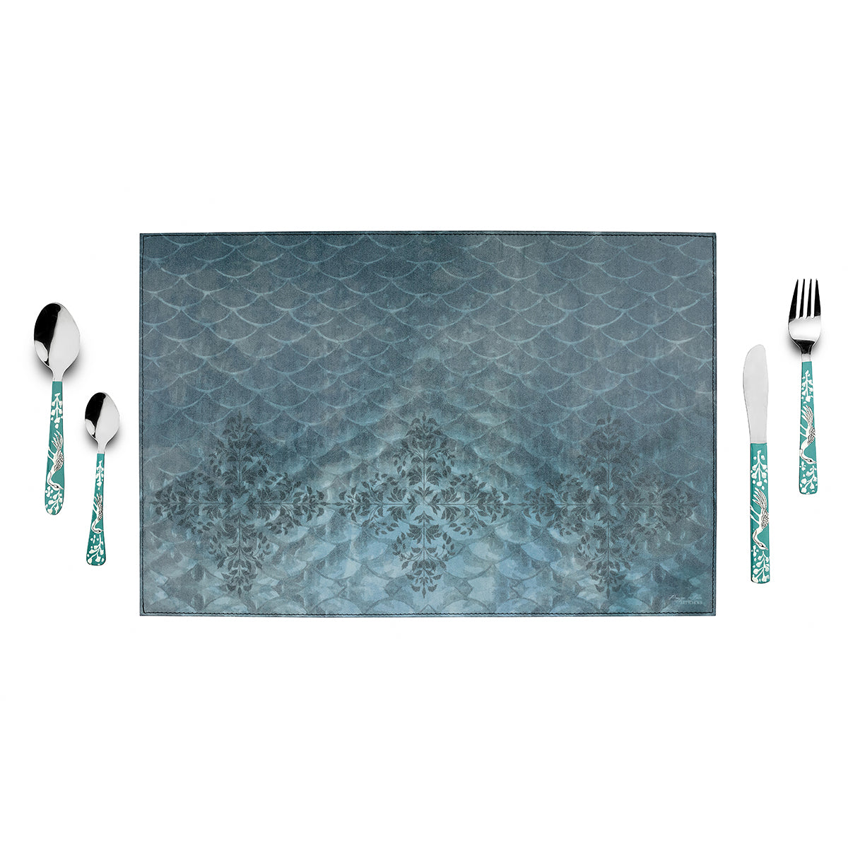 Antique Sheesh Table Mats Vegan Leather