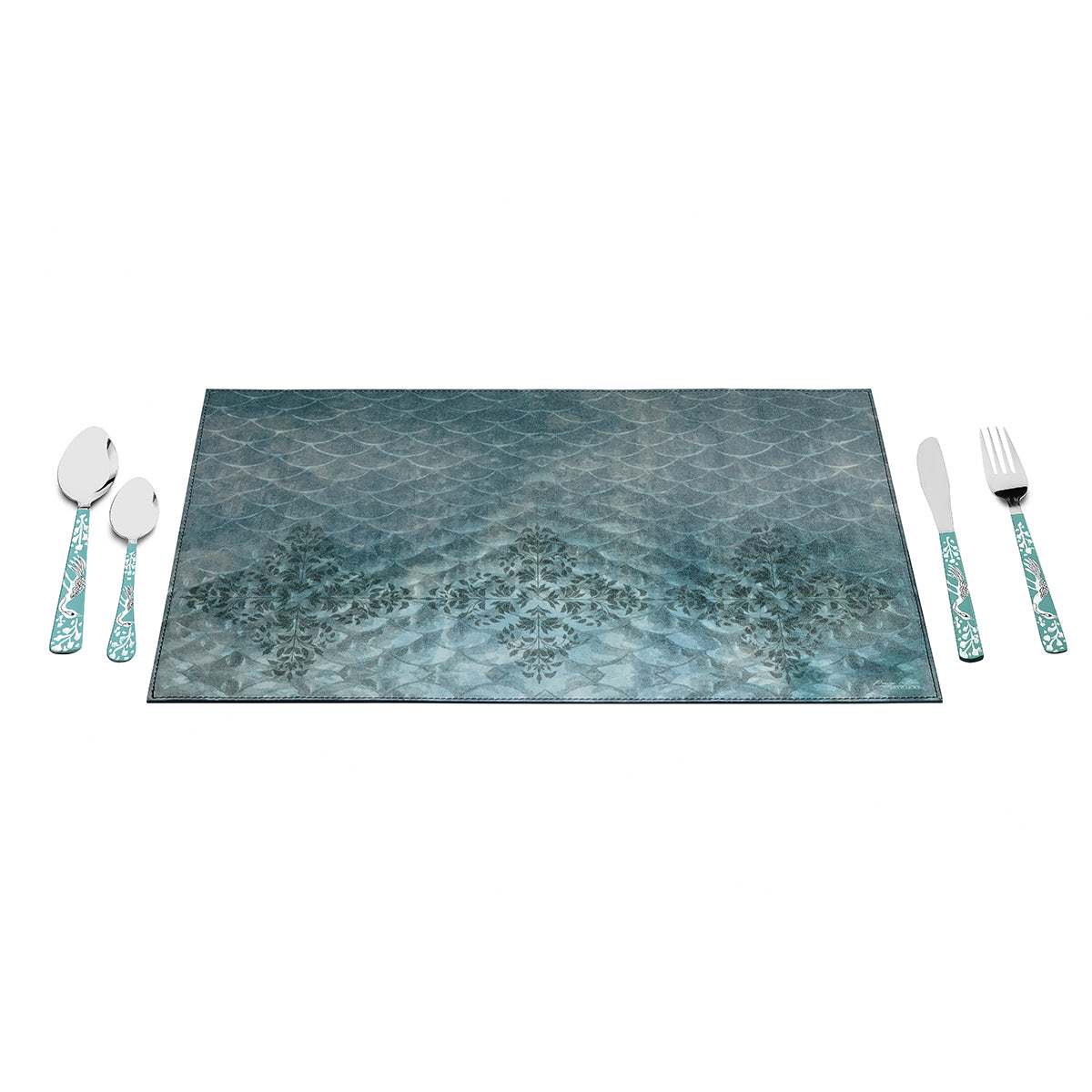 Antique Sheesh Table Mats Vegan Leather