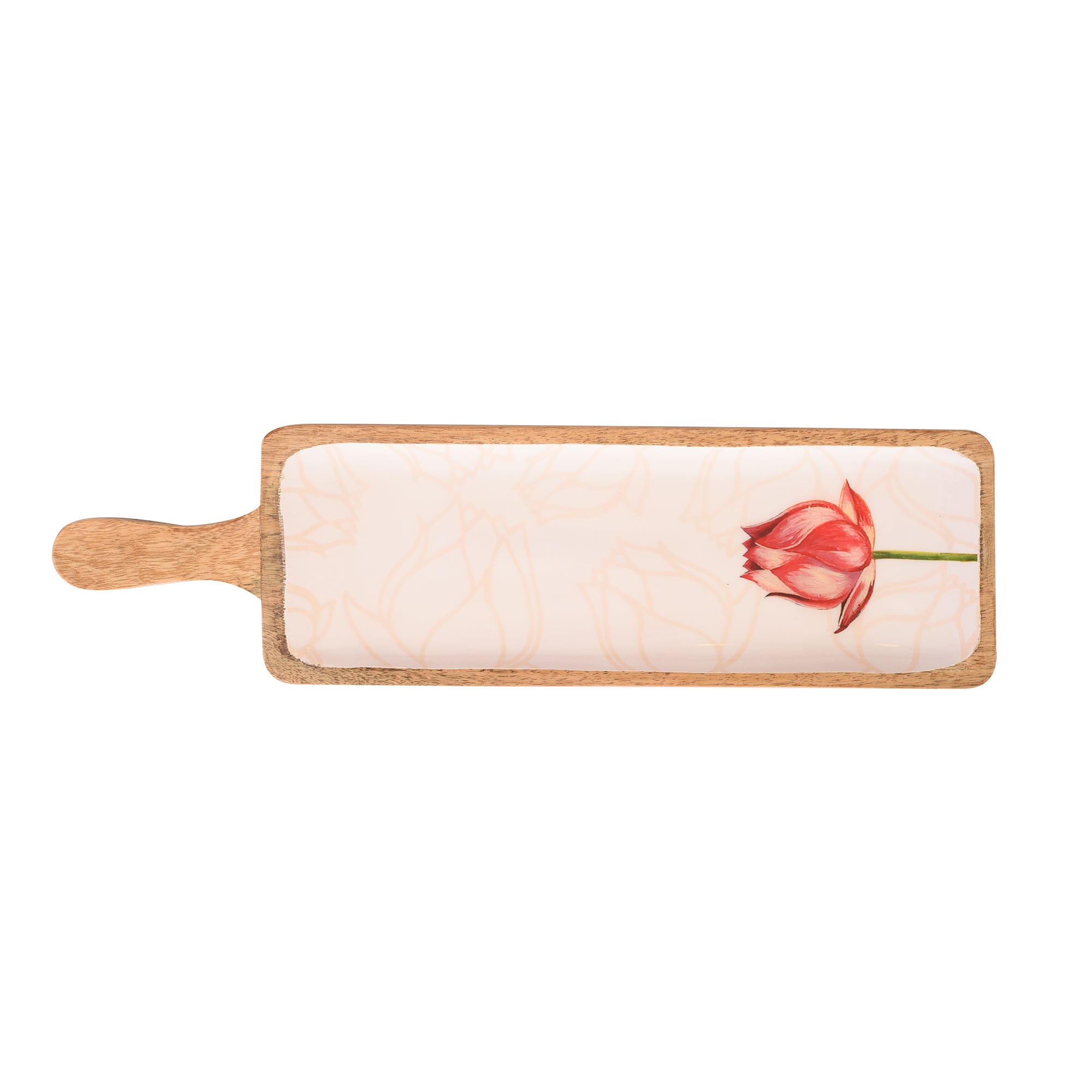 Ivory Lotus Bat Platter