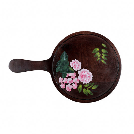 Hand painted Round Platter - Artychoke