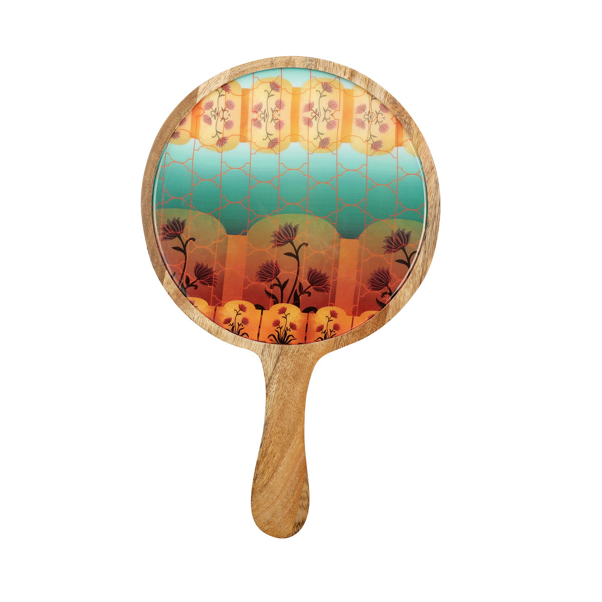 Buy Deep Water Soaks Plum Blossom Round Platter