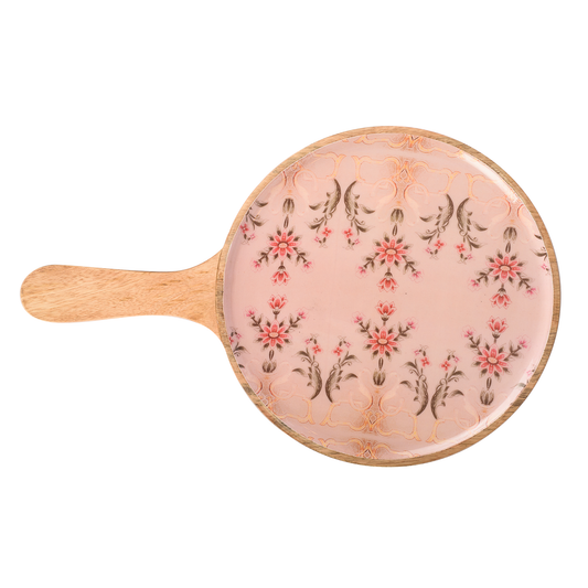 Rose Quartz Round Platter - Artychoke