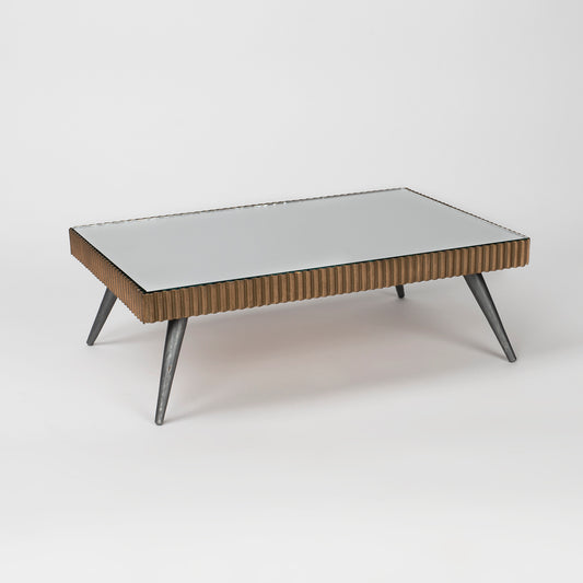 Mirror Rectangle Buffet Riser - Artychoke