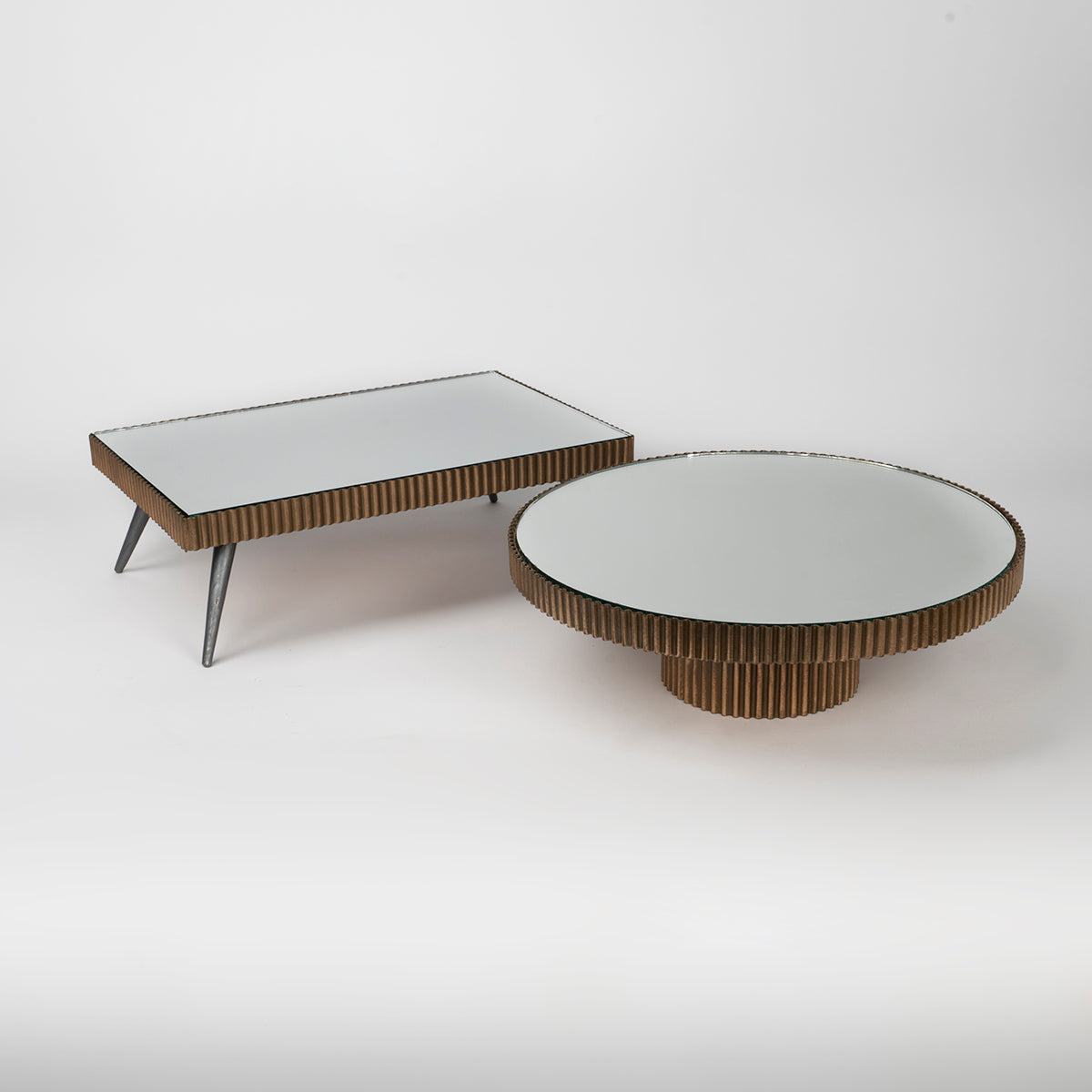 Buy Mirror Buffet Riser (Set of 2 Platters) - artychoke