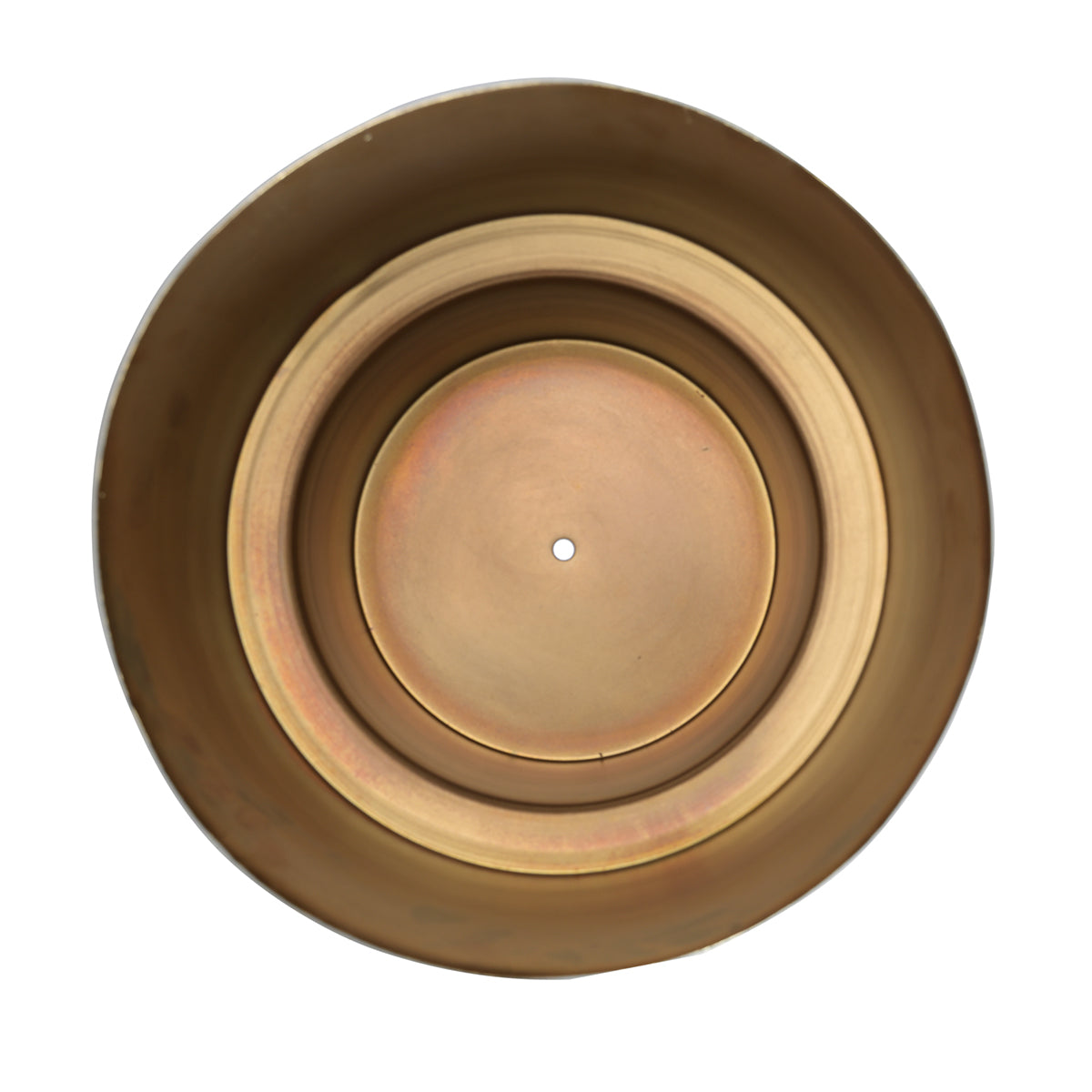Top View of Gold & Black Tall Planters