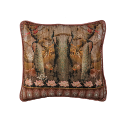 Peacock Cushion Cover - Artychoke