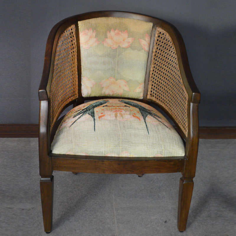 Lotus Bird Cane Chair
