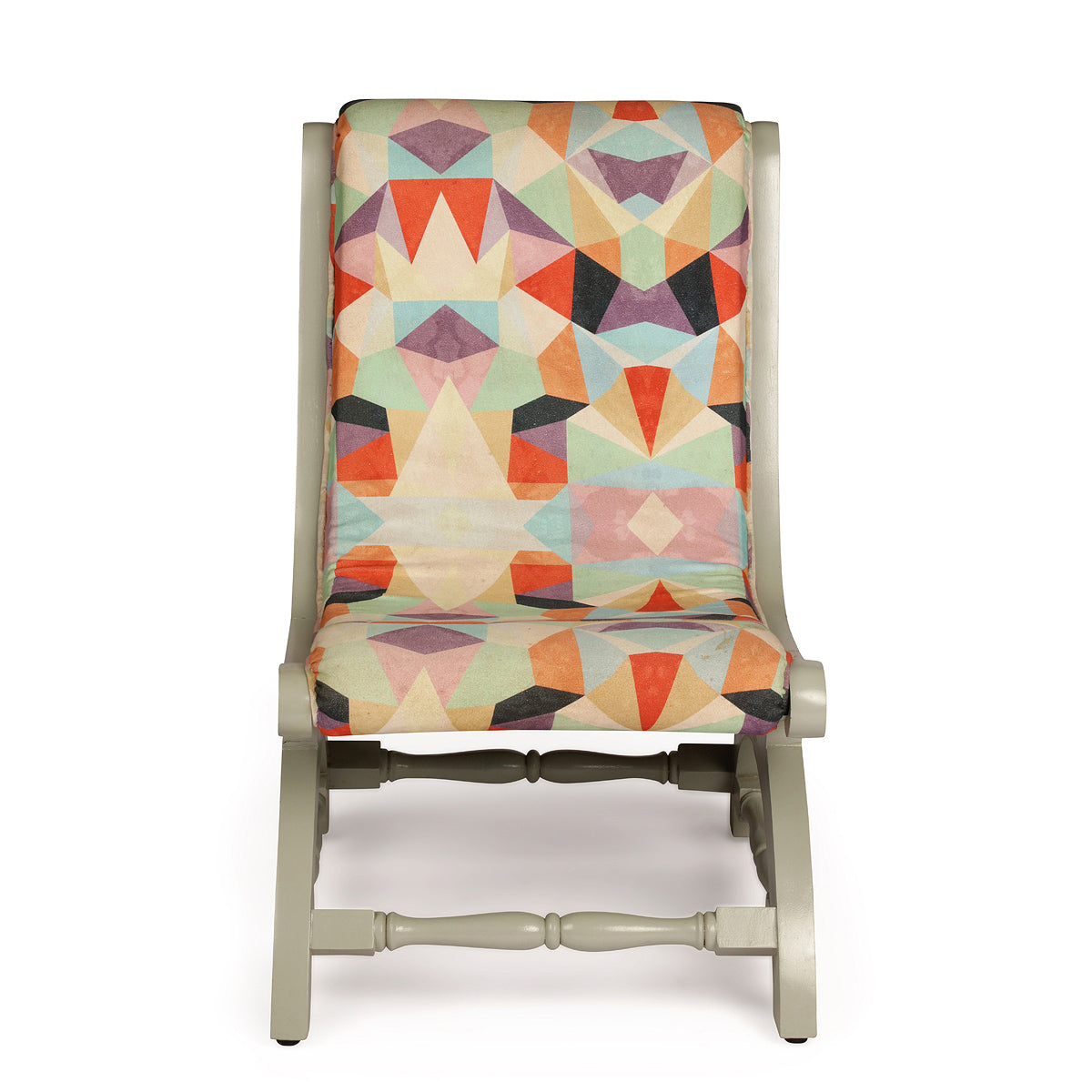 Buy Kaleidoscopic cushioned seat Sofa Chair