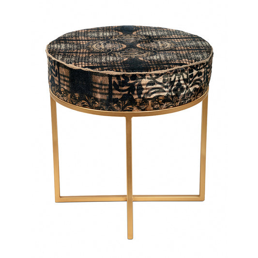Antique Motif Stool - Artychoke