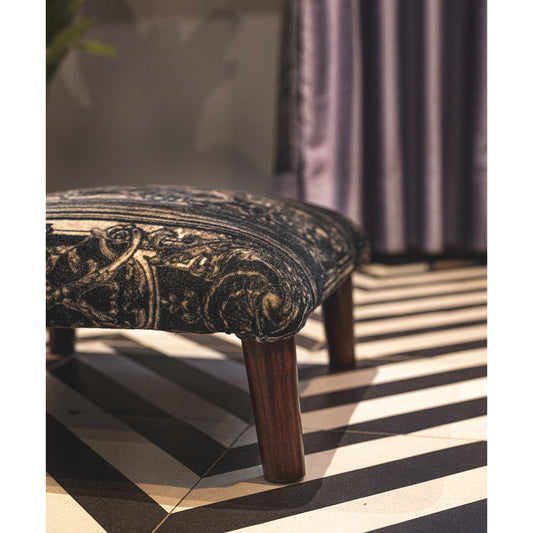 Black White Footstool - Artychoke