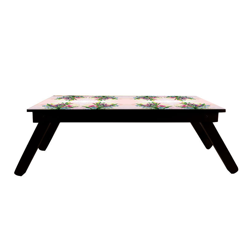Pink Watercolor folding Wooden table