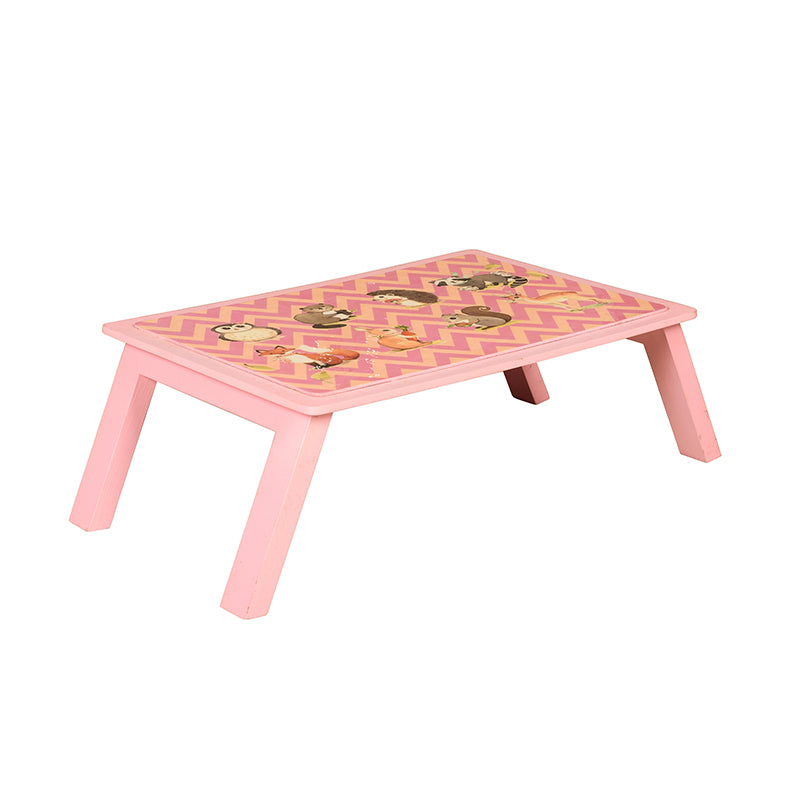 Forest Kids Pink Folding Table