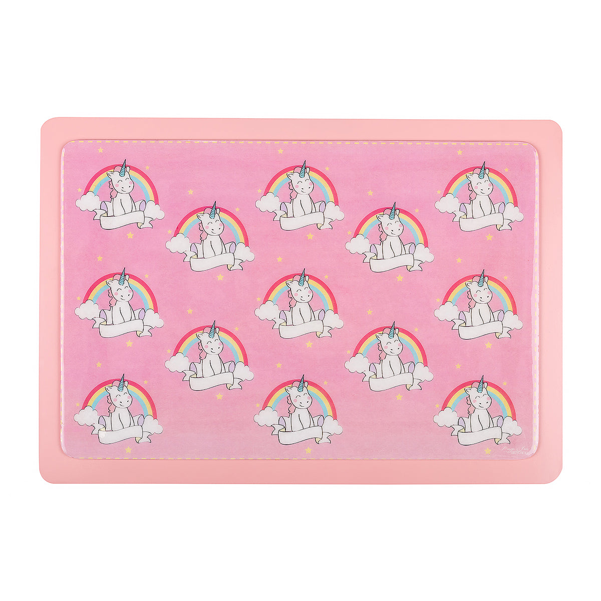 Unicorn Pink laminated table Top Folding Table For Kids