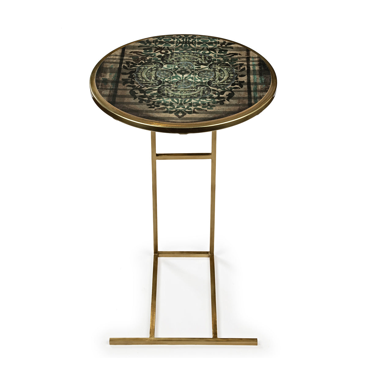 Antique Motif C-Sofa Table For any room