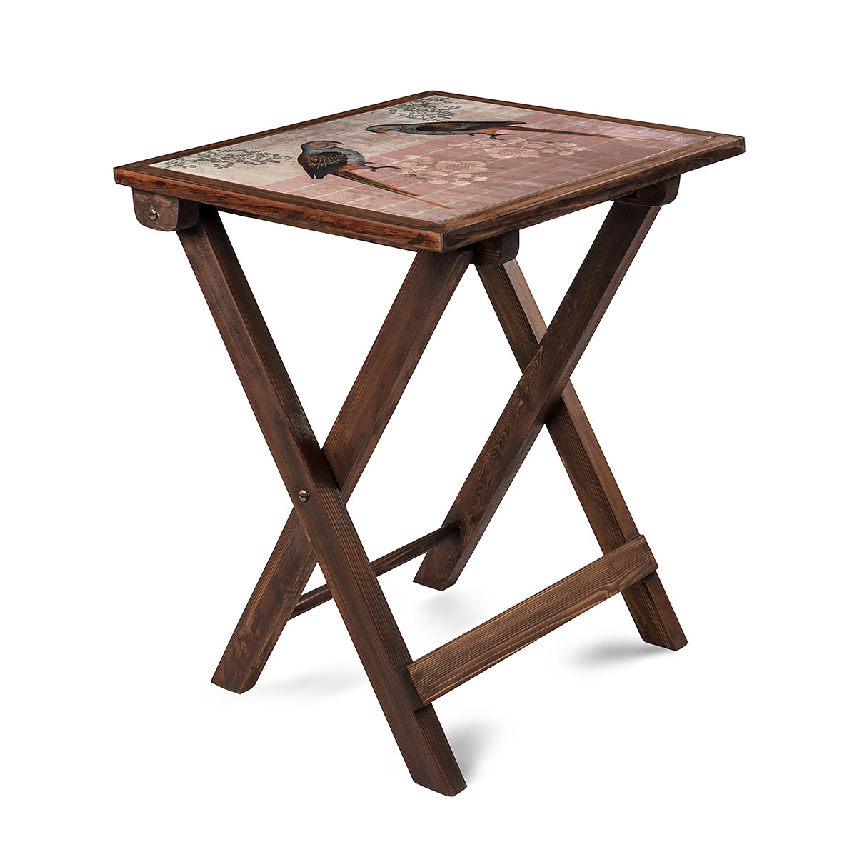 Beautiful artwork Parrot Folding Table