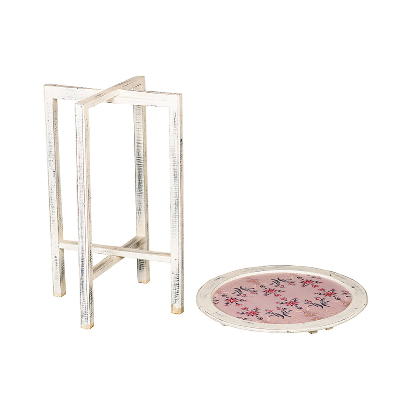 Rose Quartz High Top Folding Table For garden