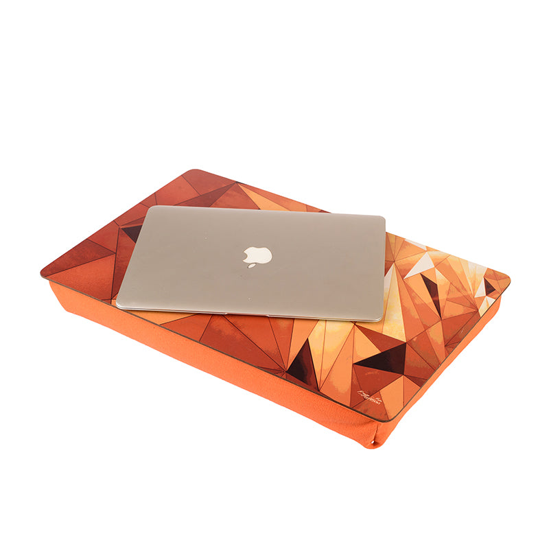 Facets Orange Lap Table - Artychoke