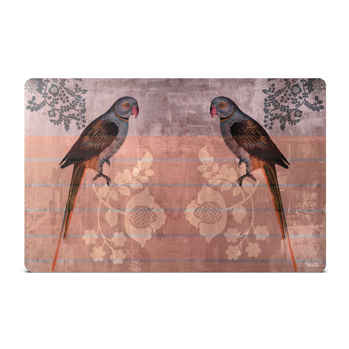 Buy Parrot Peach Wooden Top & Soft cushion Lap Table