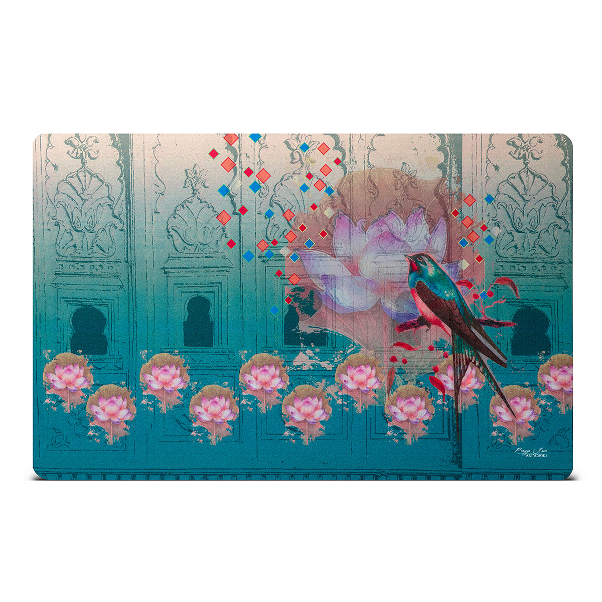 Vintage Bird Attractive printed top Lap Table