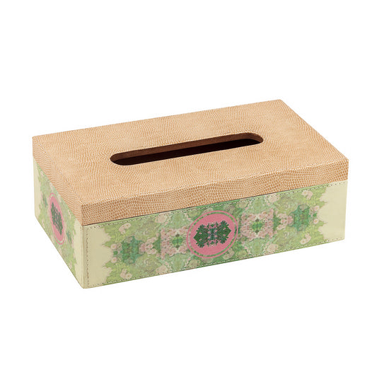 Gardenia Green Tissue Box - Artychoke