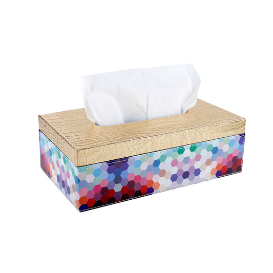 Happy Hexa Tissue Box - Artychoke