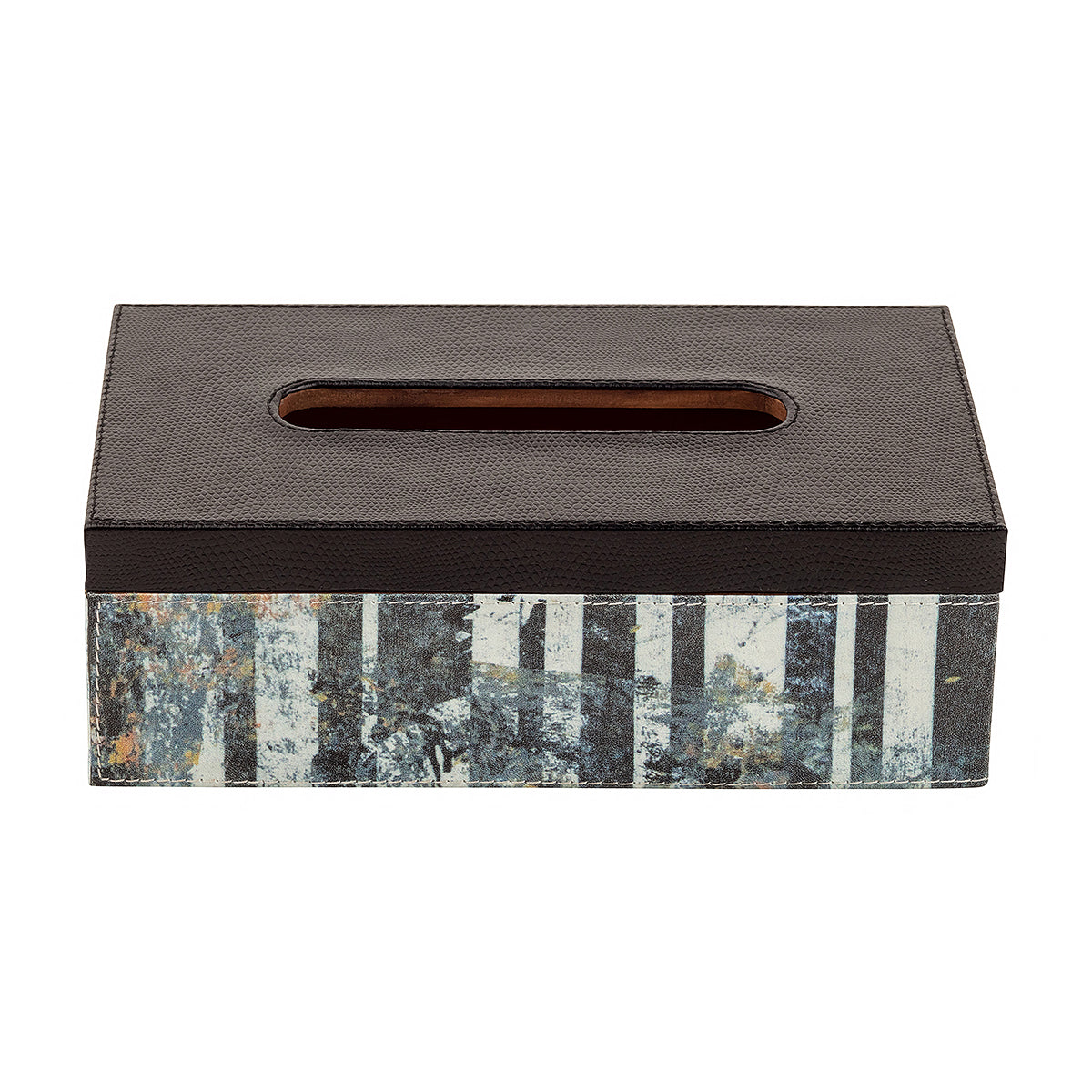 Buy Jet black Top Stripes Tissue Box