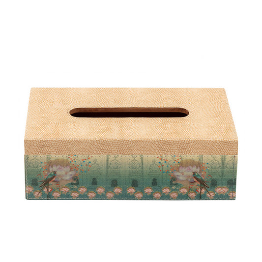Vintage Bird Tissue Box - Artychoke