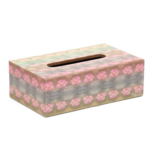 Soft Pastel Glossy Tissue Box - Artychoke
