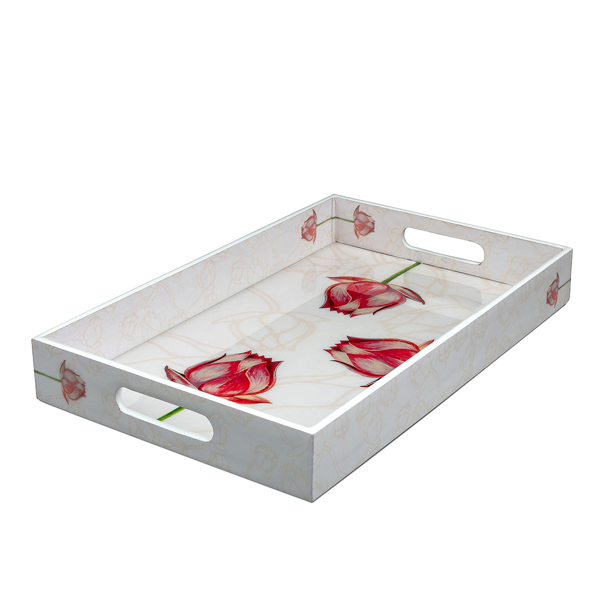 Ivory Lotus Heat Proof & Waterproof Tray