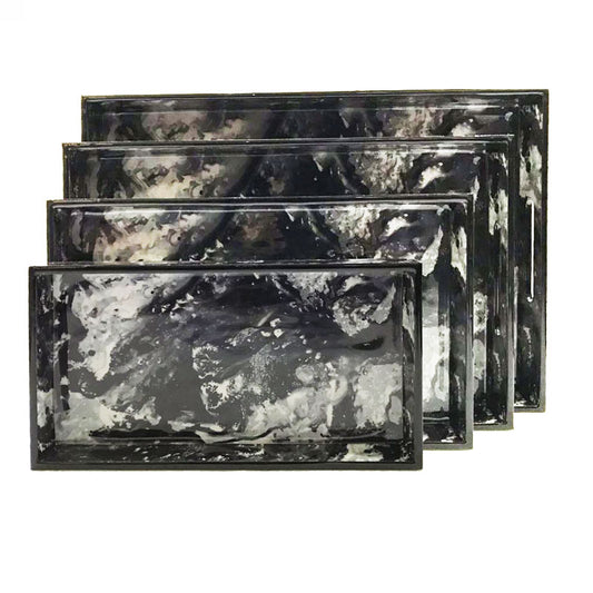 Scratch Proof Marble Monochrome Tray