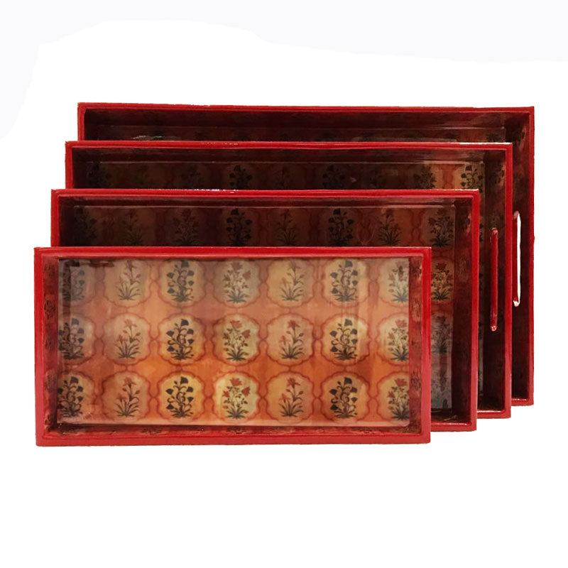 Rustic Motif Trays