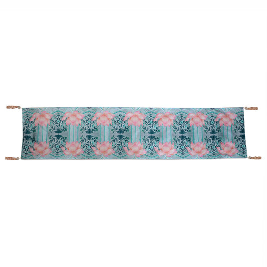 Blue Lotus Table Runner - Artychoke