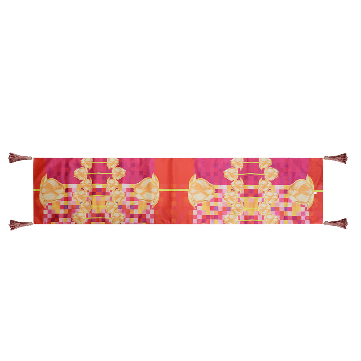 Fluer Red Table Runner