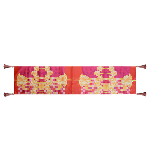 Fluer Red Table Runner - Artychoke