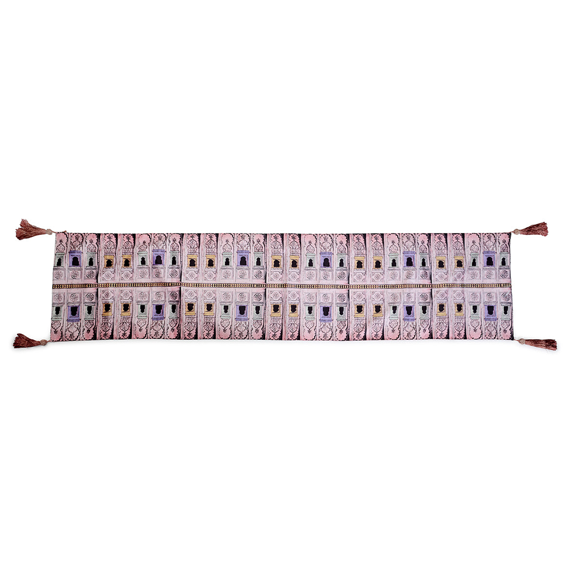 Jharoka Pink Table Runner