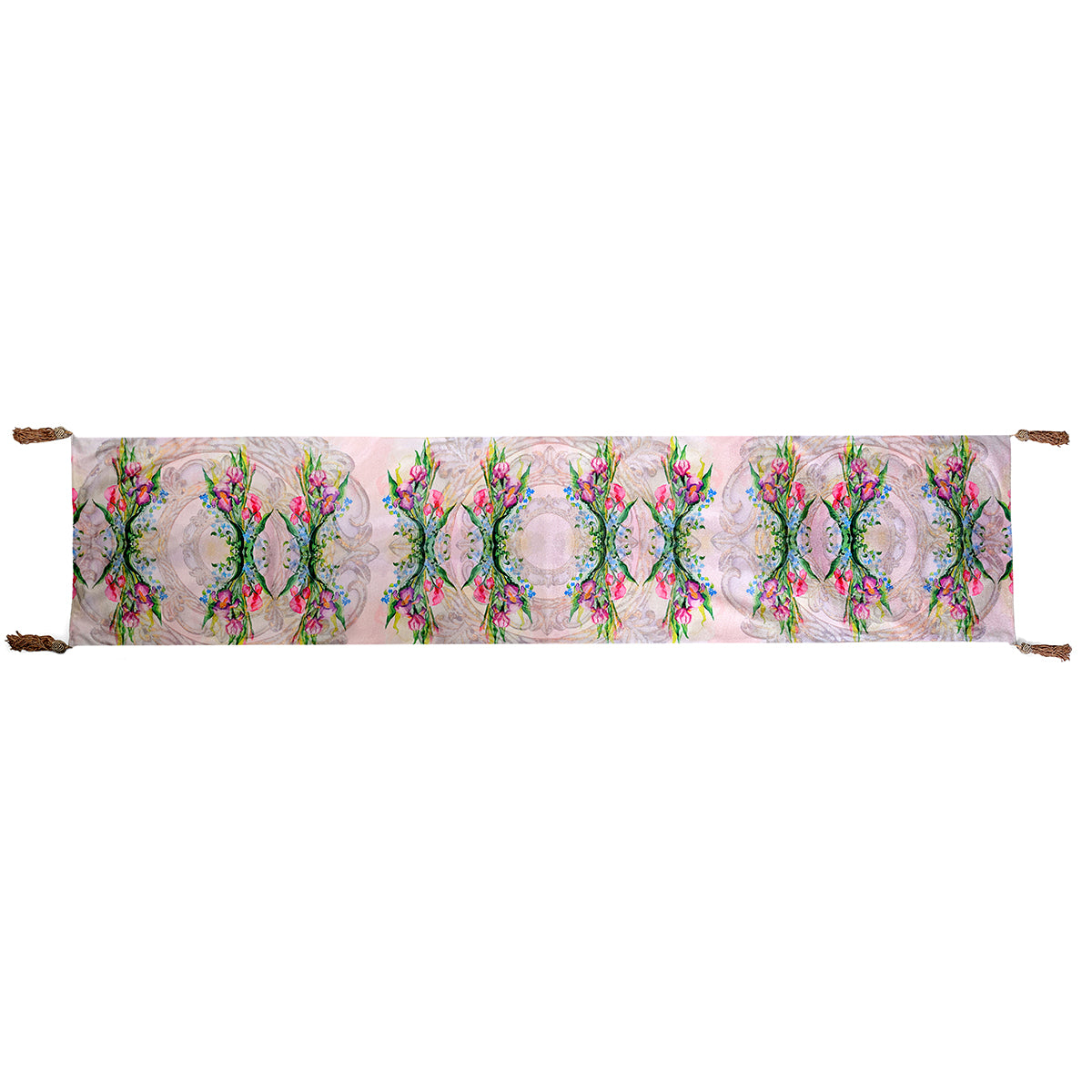 Pink Watercolor Table Runner
