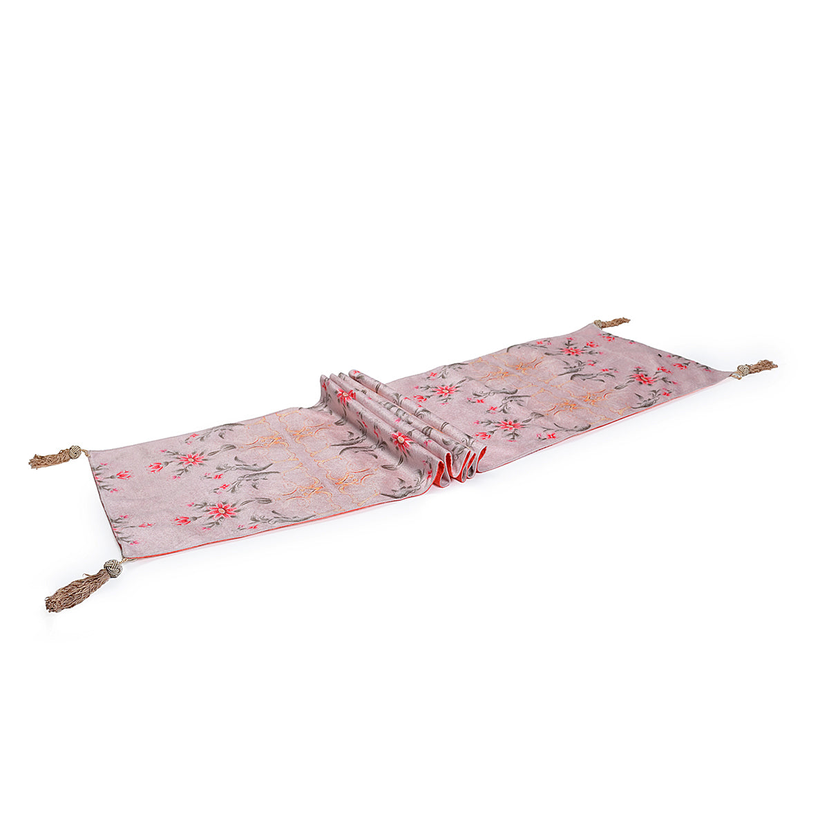 Rose Quartz Table Runner Velvet Pink colour shades