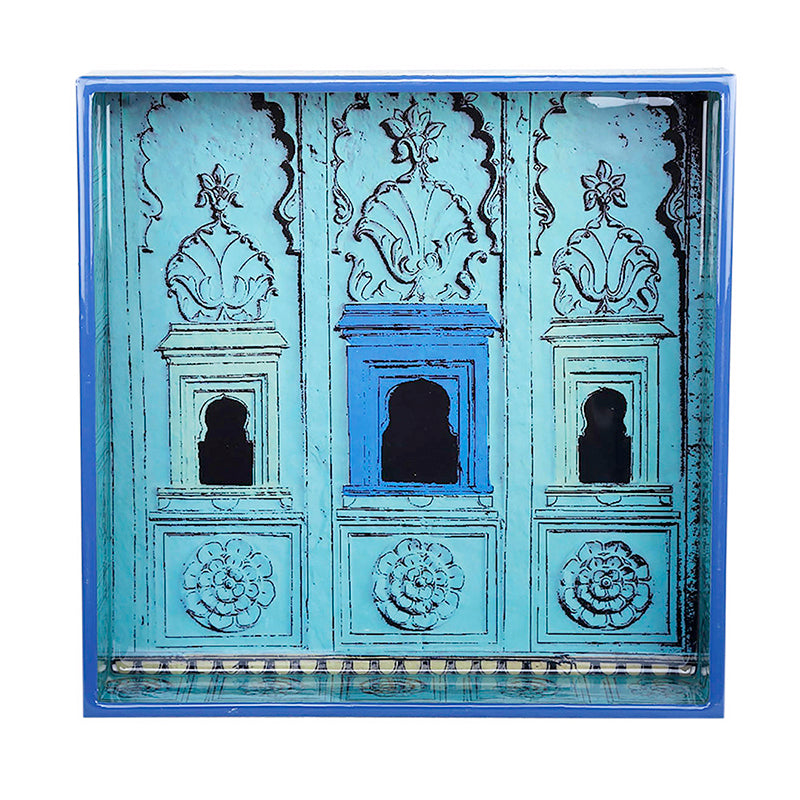Jharokha Design Three Tier Trolley