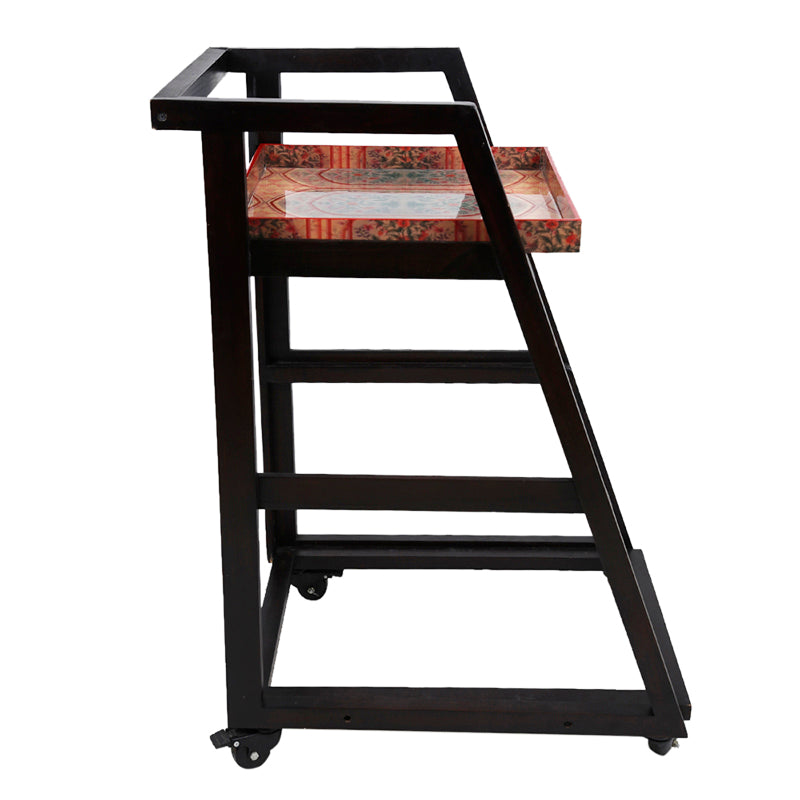 Mughal Red Three Tier Trolley