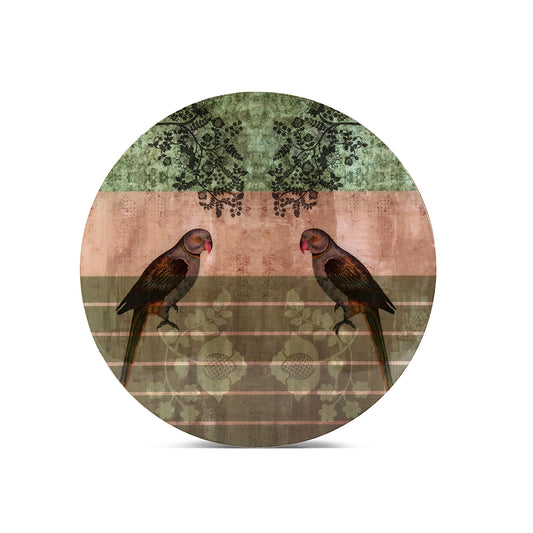 Parrot Green Round Trivets (Set of 2) - Artychoke