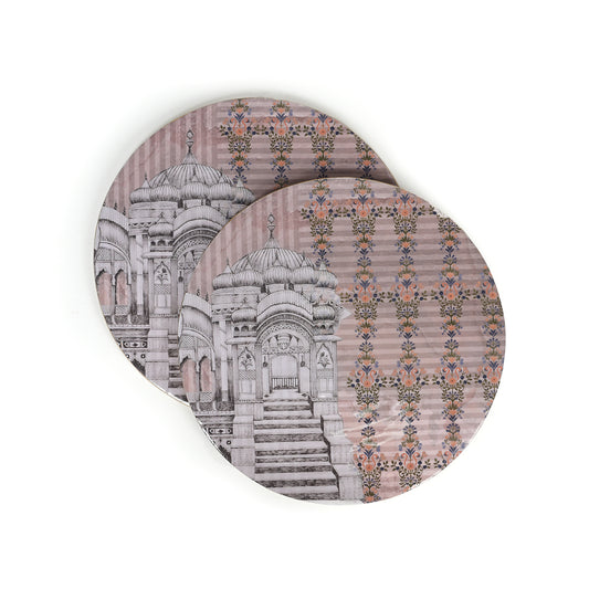 Haveli Rustic Rose Round Trivets (Set of 2) - Artychoke
