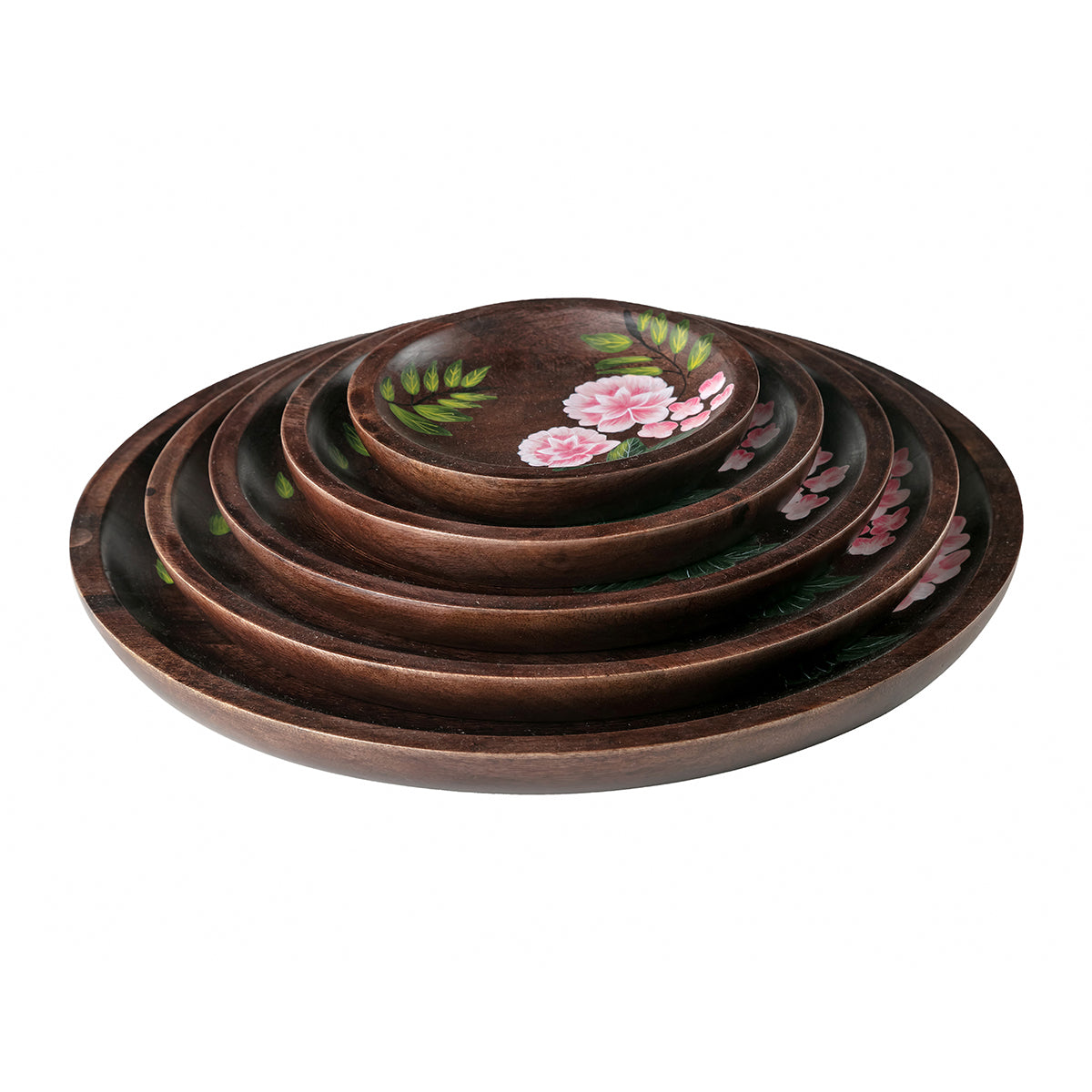 Handpainted Wooden Plates