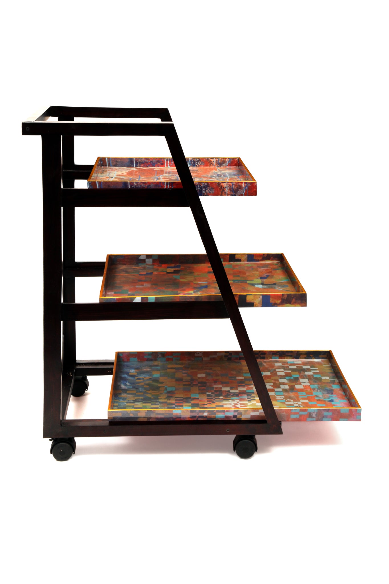 Wandering Premium wooden Three Tier Trolley