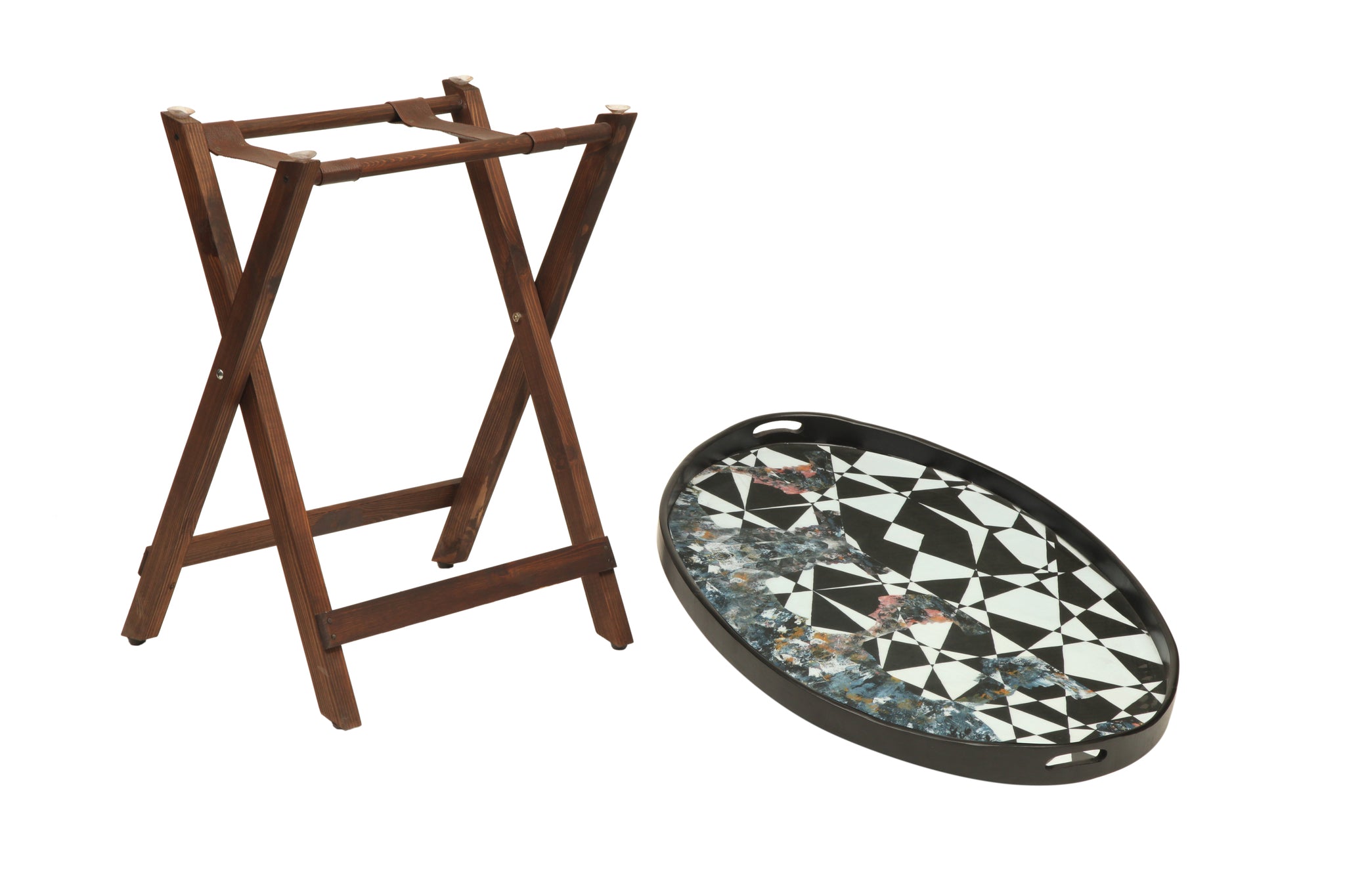 The Monochrome Lily Pad Table